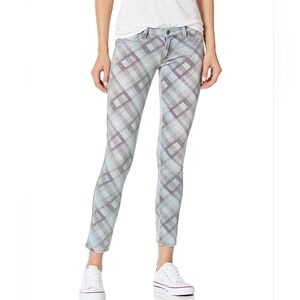 Plaid Patterned Women's Jeans, Siwy Women's Hannah, Roadhouse Blues, 23